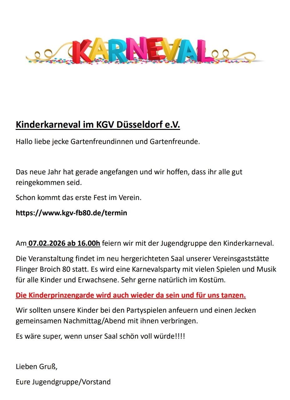 Kinderkarneval